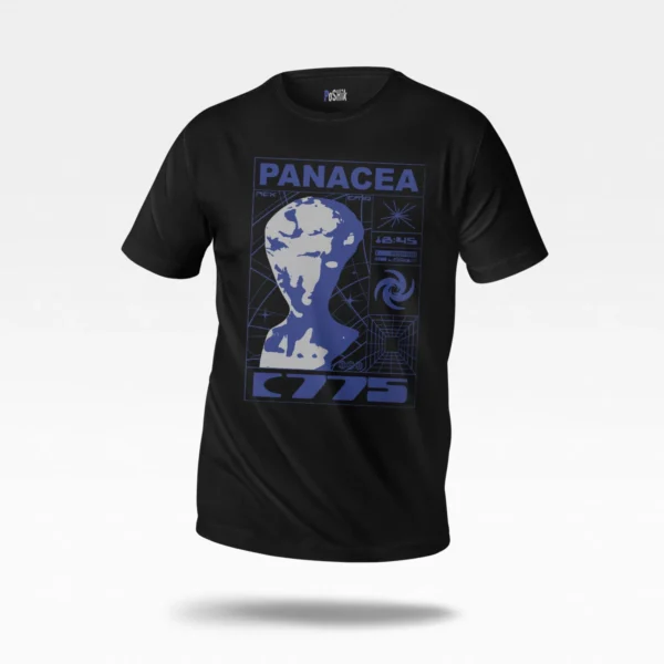 تیشرت مفهومی طرح Panacea C775 آبی