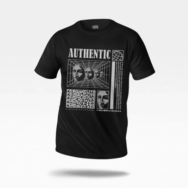 تیشرت استریت‌ویر طرح Authentic Perspective