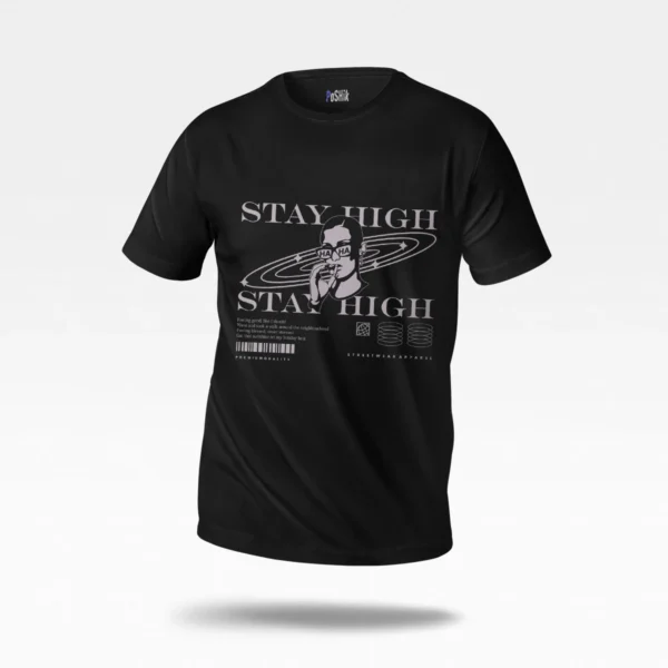 تیشرت استریت‌ویر طرح Stay High