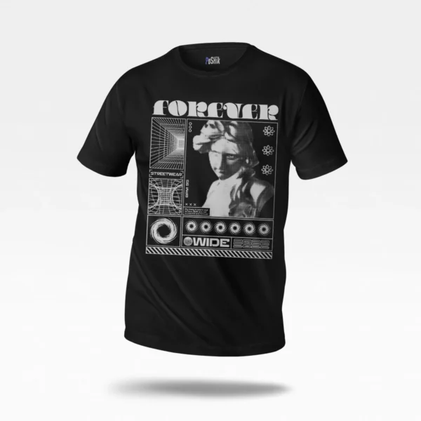 تیشرت استریت‌ویر طرح Forever Wide