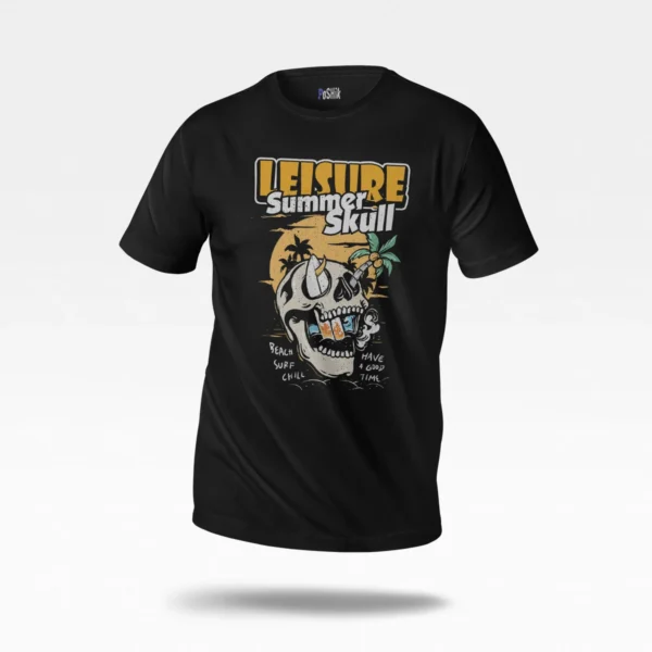 تیشرت تابستانی جمجمه طرح Summer Skull