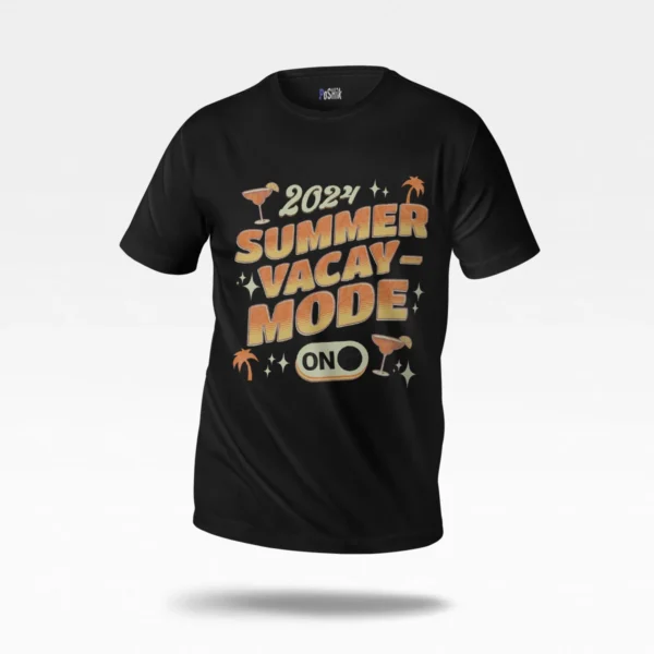 تیشرت تابستانی طرح Vacay Mode 2024