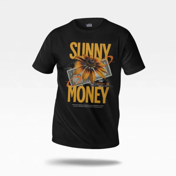 تیشرت انگیزشی طرح Sunny Money