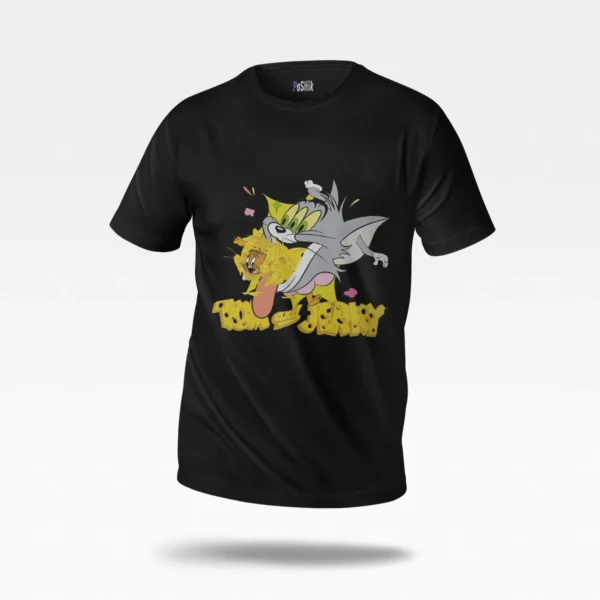 تیشرت تام و جری طرح کارتونی (Tom and Jerry)