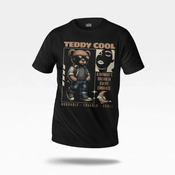 تیشرت خرس خفن طرح Teddy Cool