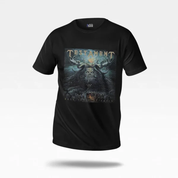 تیشرت گروه تستامنت طرح دارک متال (Testament)