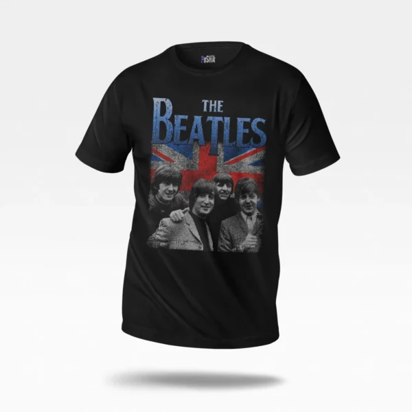 تیشرت بیتلز طرح پرچم بریتانیا (The Beatles)