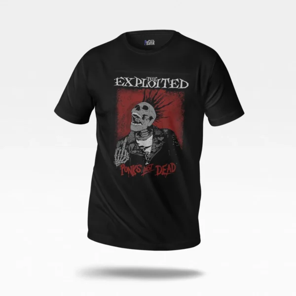 تیشرت اکسپلویتد طرح Punks Not Dead