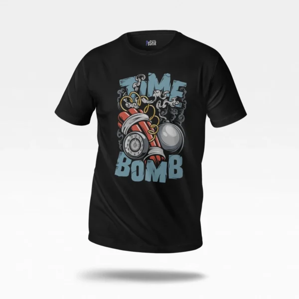 تیشرت تایپوگرافی Time Bomb طرح کارتونی