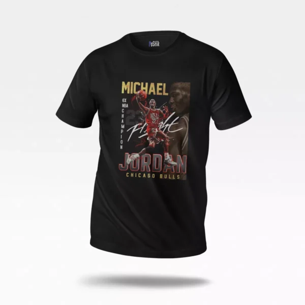 تیشرت بسکتبال طرح Chicago Bulls شماره ۲۳