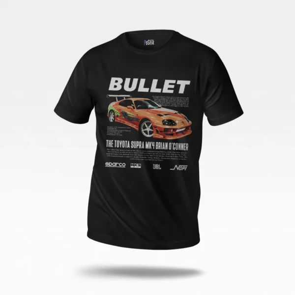 تیشرت فست اند فیوریوس طرح تویوتا سوپرا برایان اوکانر
