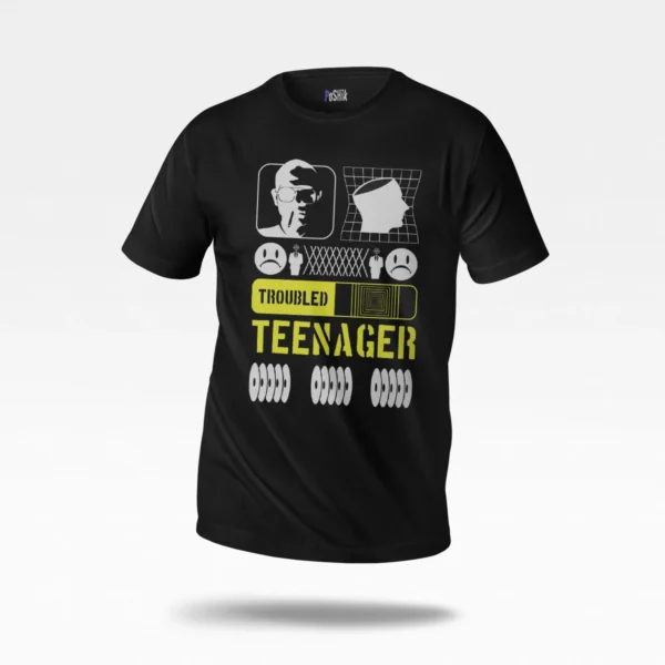 تیشرت تایپوگرافی Troubled Teenager