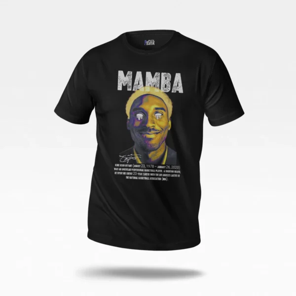 تیشرت کوبی برایانت طرح مامبا (Kobe Bryant)