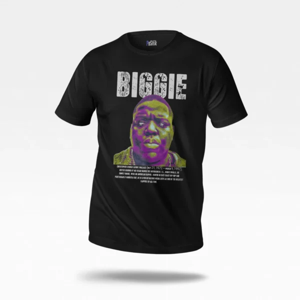 تیشرت بیگی طرح پرتره (Notorious B.I.G.)