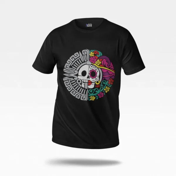 تیشرت جمجمه طرح آزتک (Aztec Skull)
