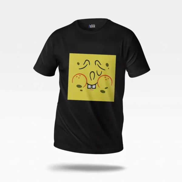 تیشرت باب اسفنجی طرح صورت کارتونی (SpongeBob)