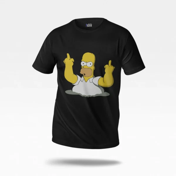 تیشرت هومر سیمپسون طرح شیطنت (Homer Simpson)
