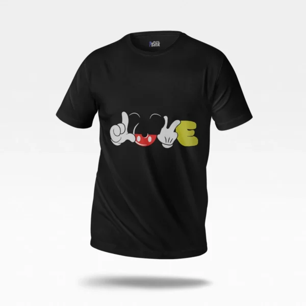 تیشرت میکی موس طرح Love (Disney)
