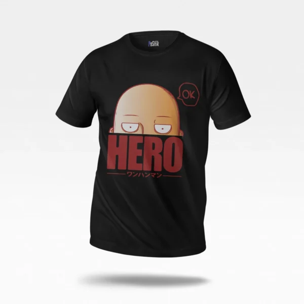 تیشرت انیمه وان پانچ من طرح سایتاما (One Punch Man)