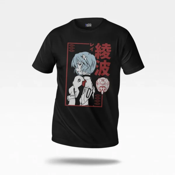 تیشرت انیمه اوانگلیون طرح ری آیانامی (Rei Ayanami)