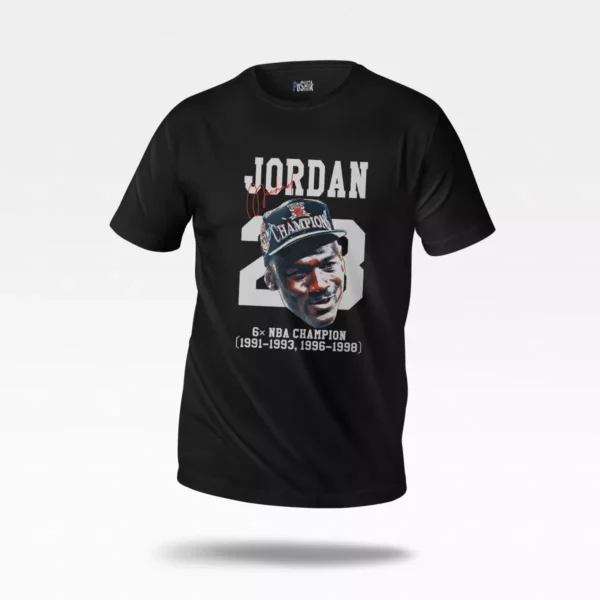 تیشرت مایکل جردن طرح قهرمانی NBA (Michael Jordan)