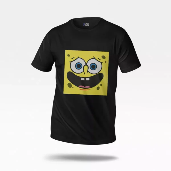 تیشرت باب اسفنجی طرح صورت خندان (SpongeBob)