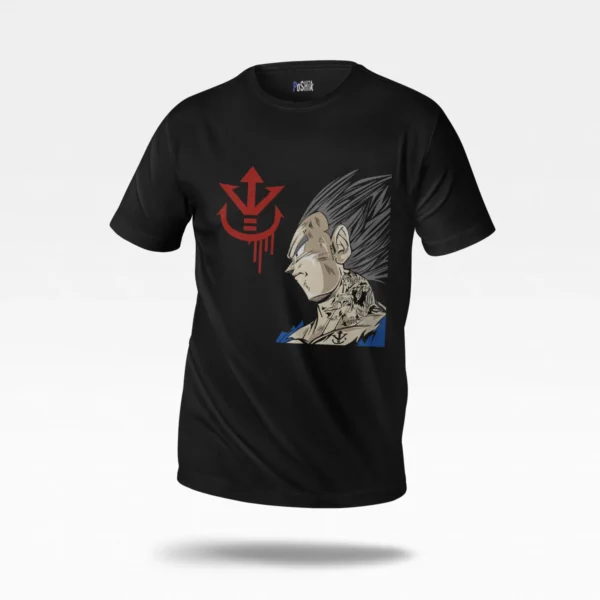 تیشرت انیمه دراگون بال طرح وگتا (Vegeta)