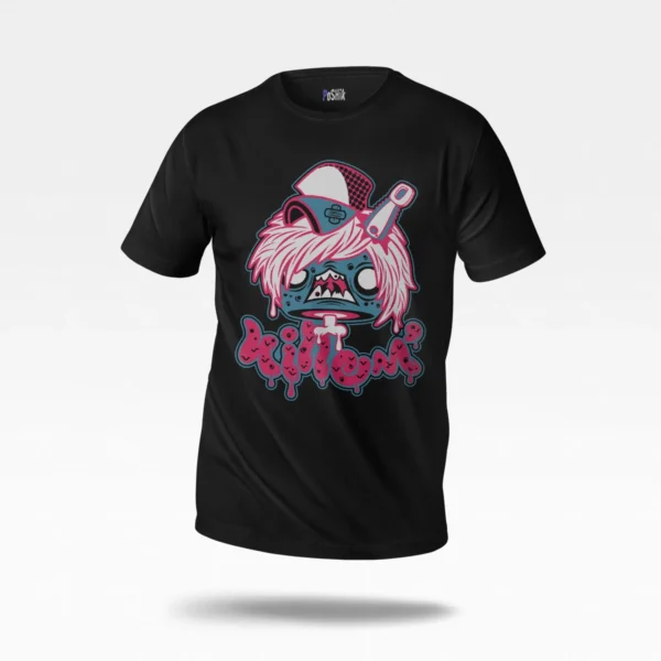 تیشرت طرح دختر هیولا (Riot)