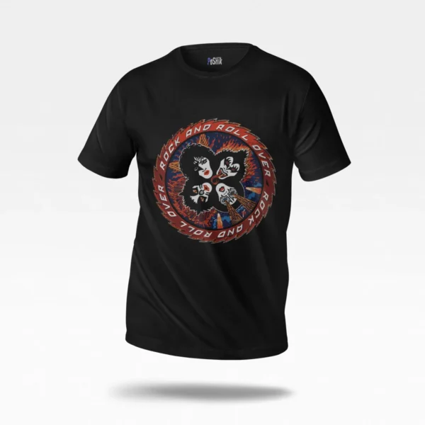 تیشرت گروه کیس طرح Rock And Roll Over