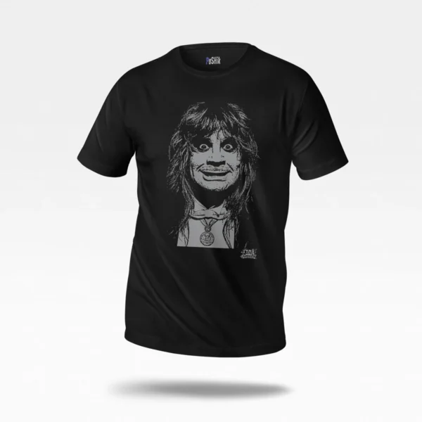 تیشرت آزی آزبورن طرح پرتره راک (Ozzy Osbourne)