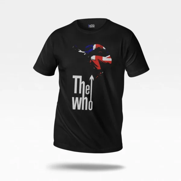 تیشرت د هو طرح لوگوی بریتانیایی (The Who)