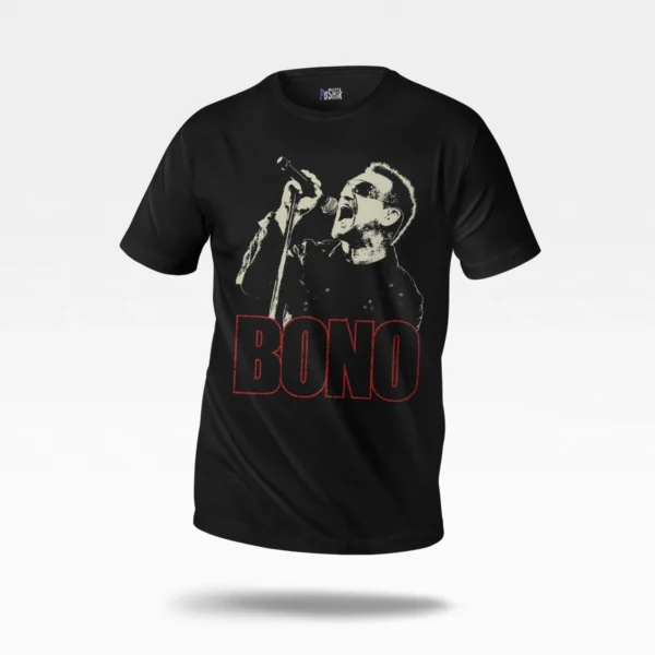 تیشرت بونو طرح اجرای زنده (Bono)