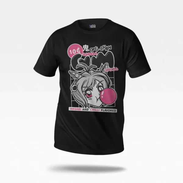 تیشرت دختر انیمه طرح Oni-Chan Bubble
