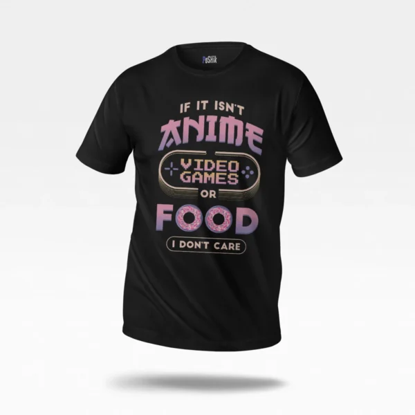 تیشرت طرح انیمه، بازی و غذا (Anime, Games & Food)