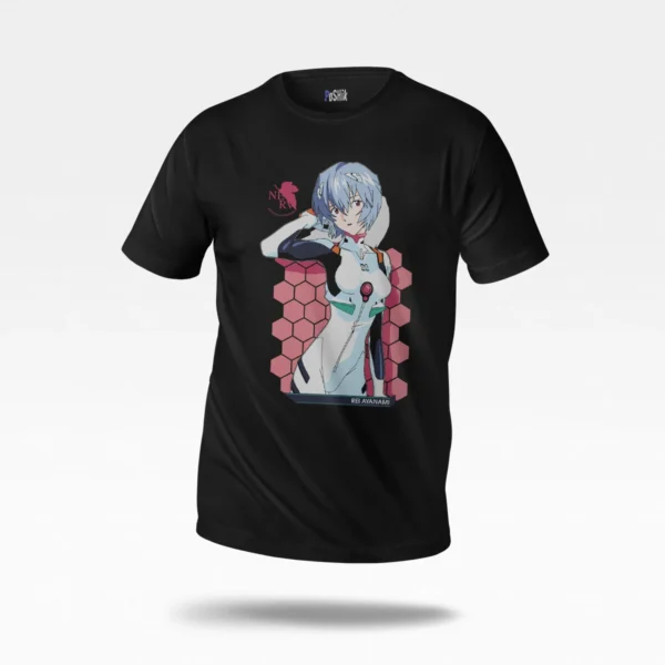 تیشرت انیمه اوانگلیون طرح ری آیانامی (Rei Ayanami)