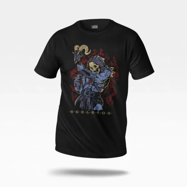 تیشرت طرح اسکلتور مسترز آو د یونیورس (Skeletor)