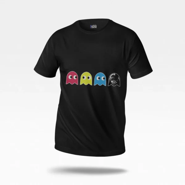 تیشرت طرح پک‌من و دارث ویدر (Pac-Man & Darth Vader)