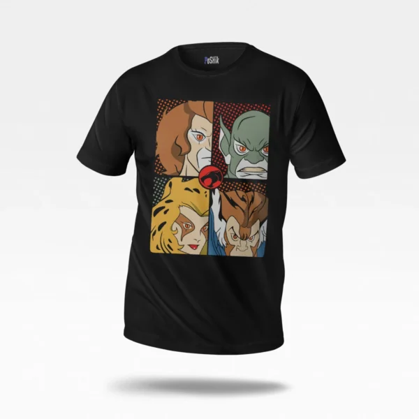 تیشرت ثاندرکتس طرح چهار شخصیت (Thundercats)