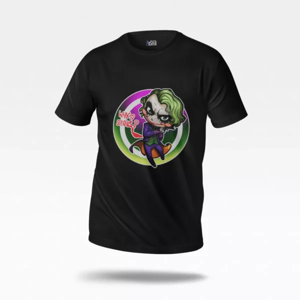 تیشرت جوکر طرح کارتونی Why So Serious (Joker)