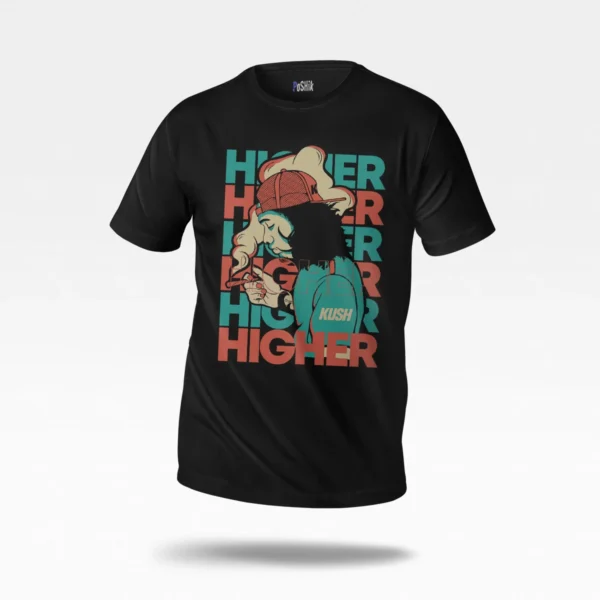 تیشرت طرح Higher و کوله‌پشتی کوش
