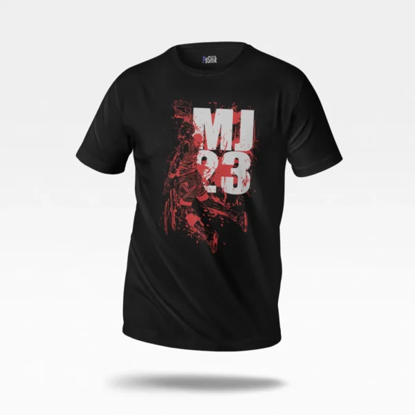 تیشرت بسکتبال طرح MJ 23 مایکل جردن (Michael Jordan)