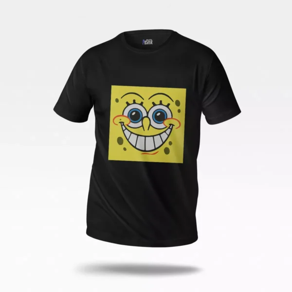 تیشرت باب اسفنجی طرح صورت خندان (SpongeBob)