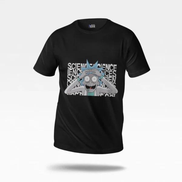 تیشرت ریک اند مورتی طرح ریک و کلمه ساینس (Rick and Morty)