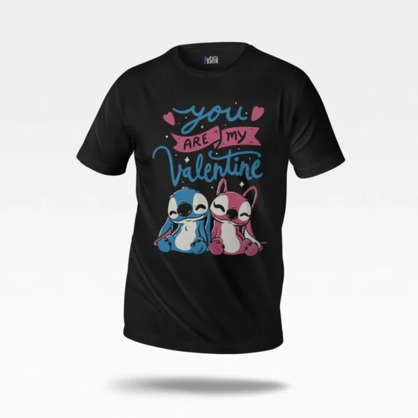 تیشرت دیزنی لیلو و استیچ طرح ولنتاین (Stitch Valentine)
