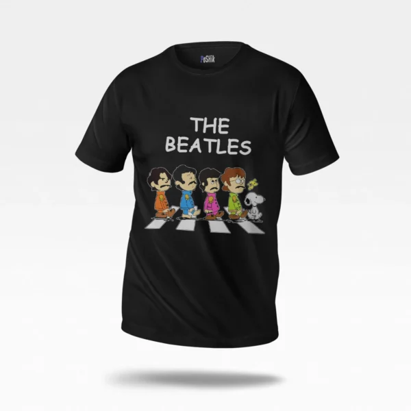 تیشرت پیناتس طرح بیتلز (Peanuts Beatles)