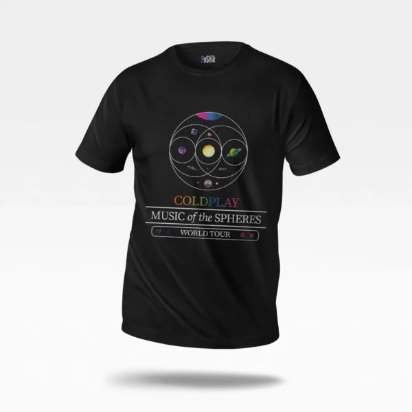 تیشرت کلدپلی طرح Music of the Spheres (Coldplay)