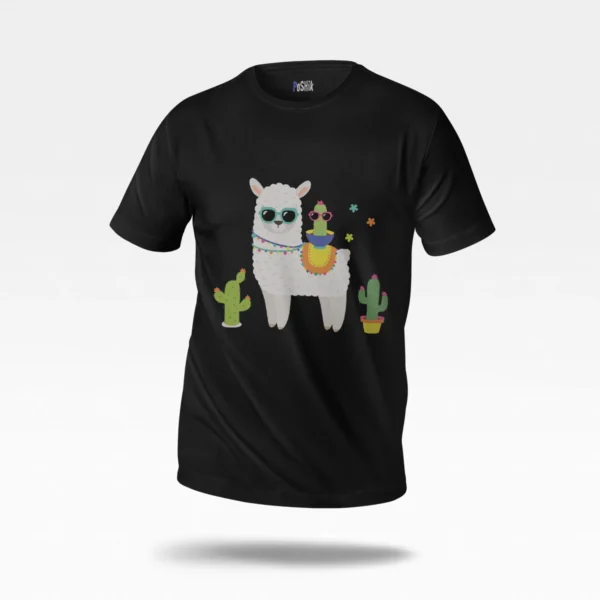 تیشرت طرح لاما و کاکتوس فیستا (Llama & Cactus)