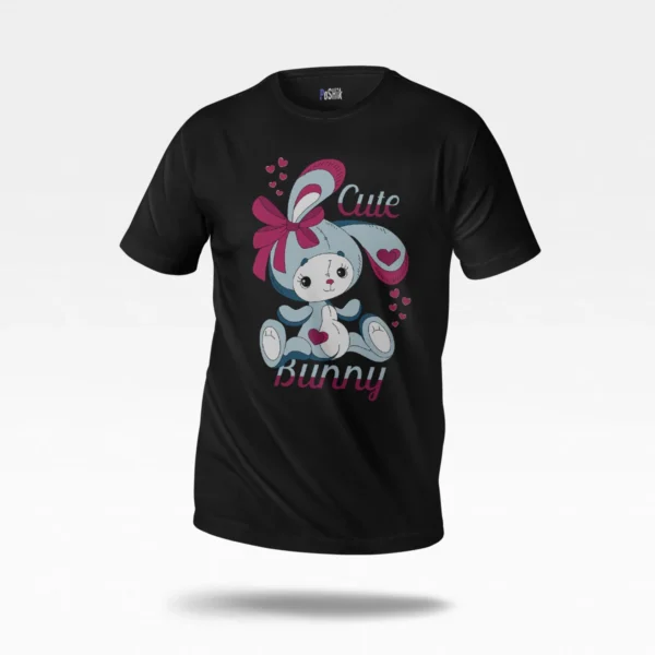 تیشرت خرگوش طرح Cute Bunny