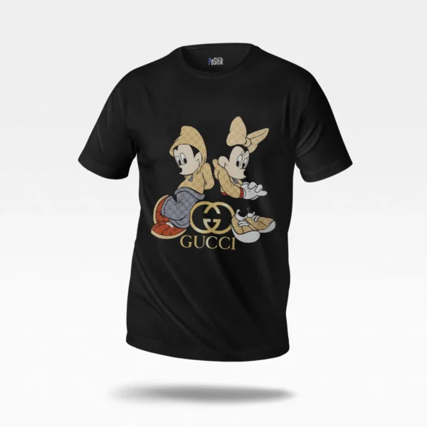 تیشرت دیزنی طرح گوچی میکی و مینی (Gucci)