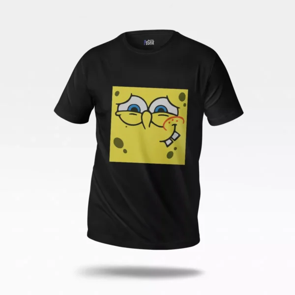 تیشرت باب اسفنجی طرح صورت غمگین (SpongeBob)